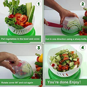 "Salad Cutter Bowl" préparation de salades en une minute