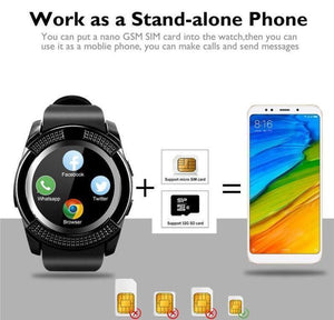 Smart WATCH V8- telephone + montre  التوصيل بالمجان اليوم فقط