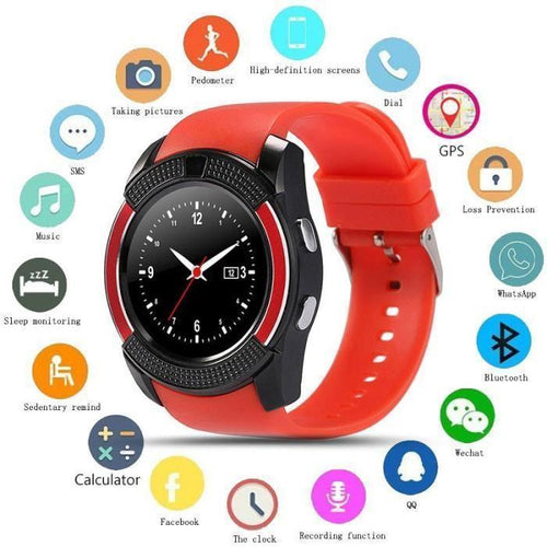 Smart WATCH V8- telephone + montre  التوصيل بالمجان اليوم فقط